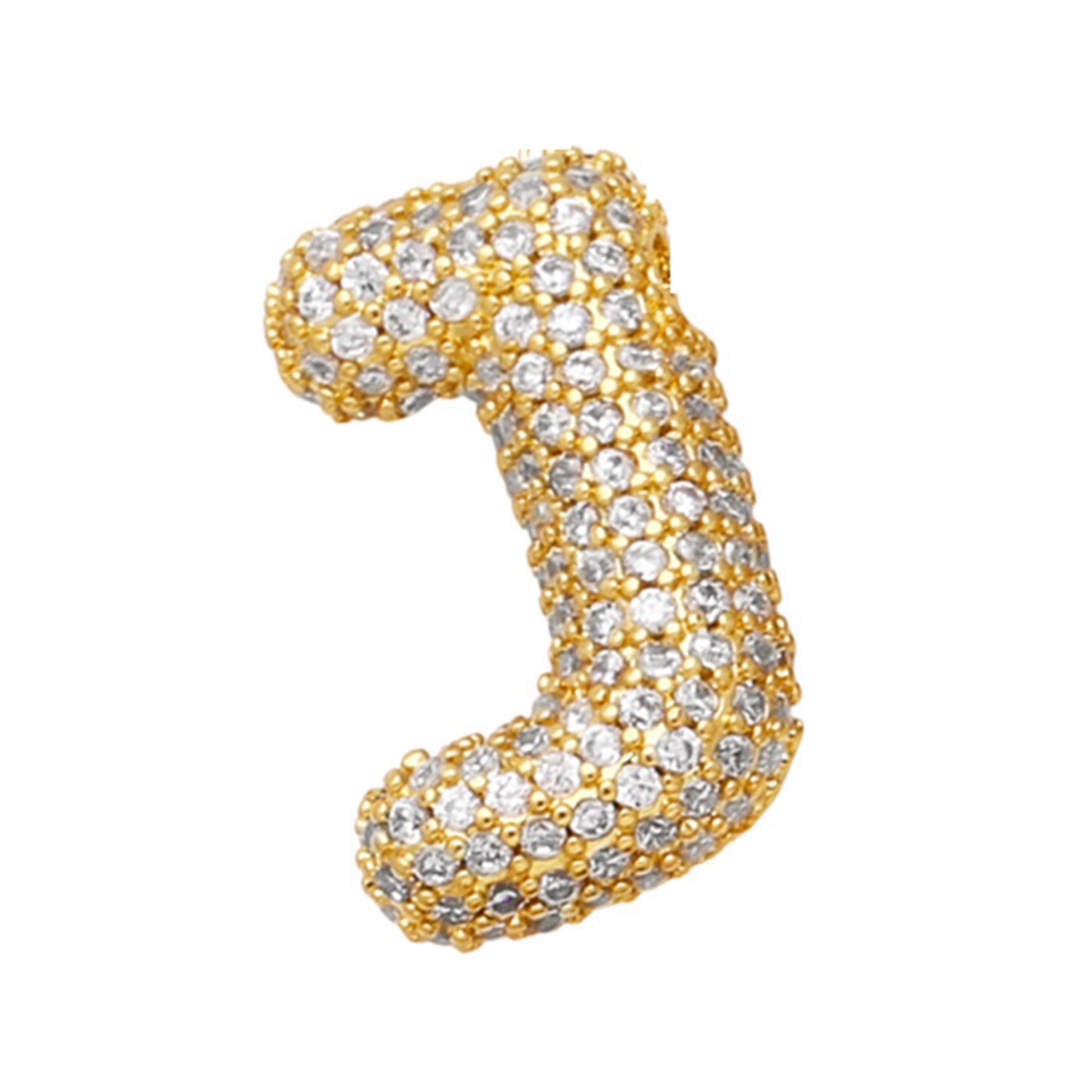 Sparkle Bubble Letter Necklace