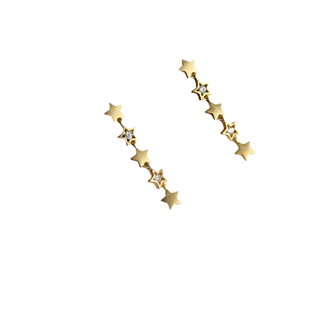 Star Dangle Earrings