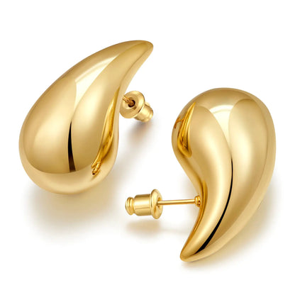 Gemma Waterdrop Gold Earrings