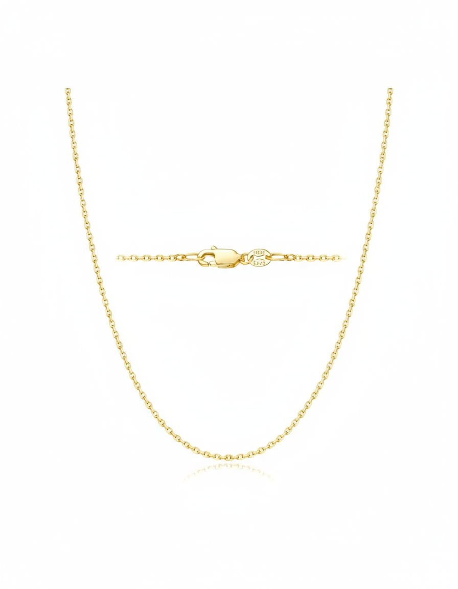 Cable Chain Gold Necklace