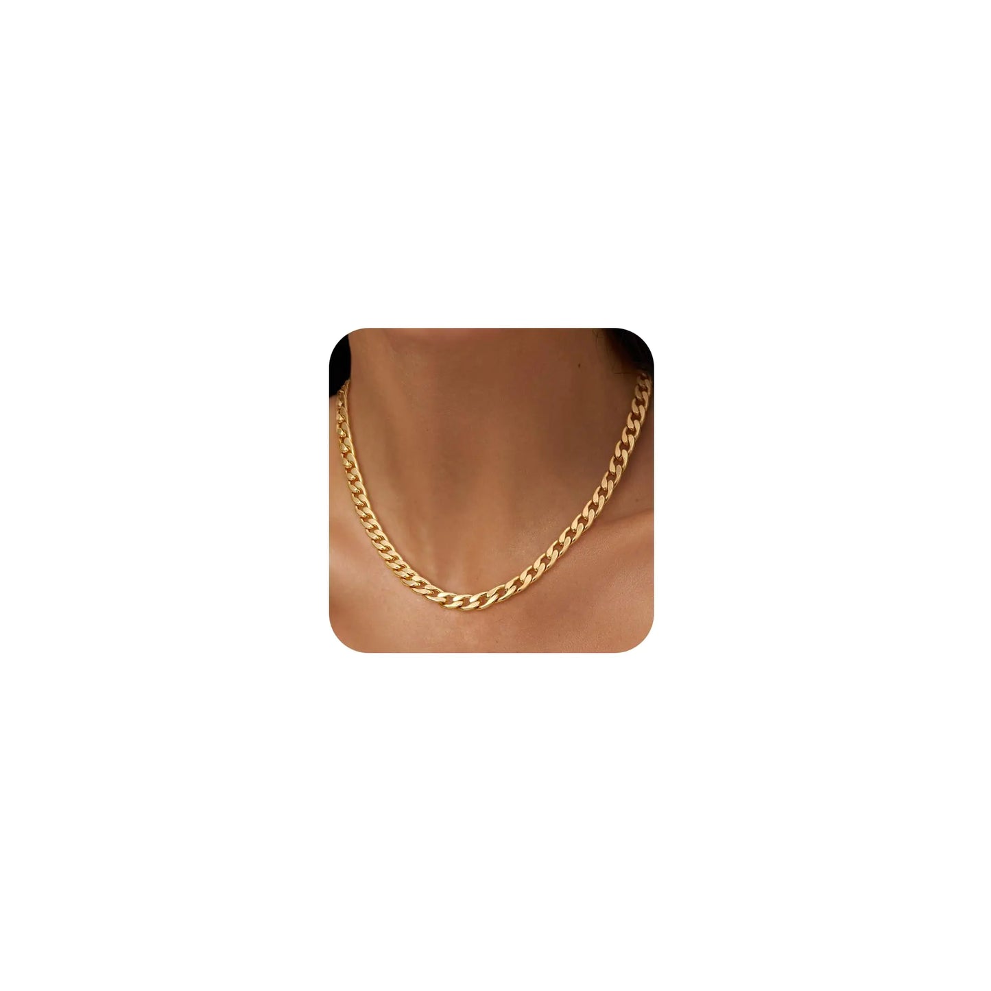 14K Gold Plated Cuban Link Necklace