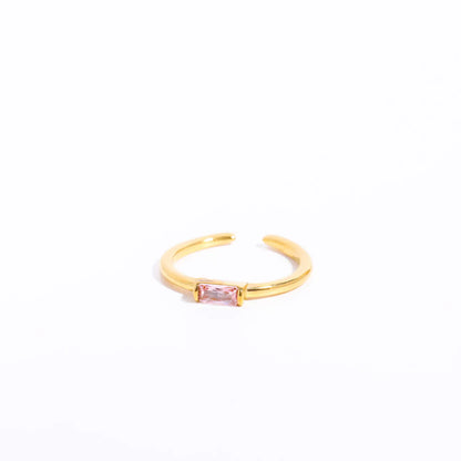 Baguette Birthstone Ring