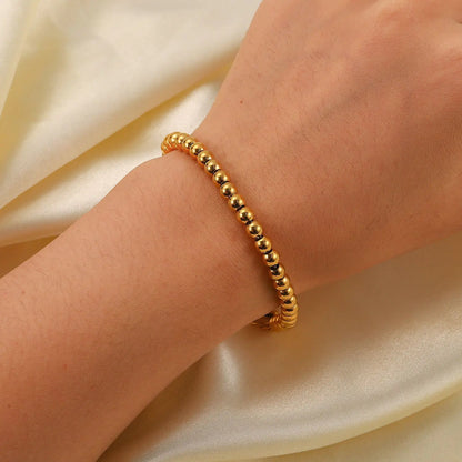 Gold Bead Bracelet