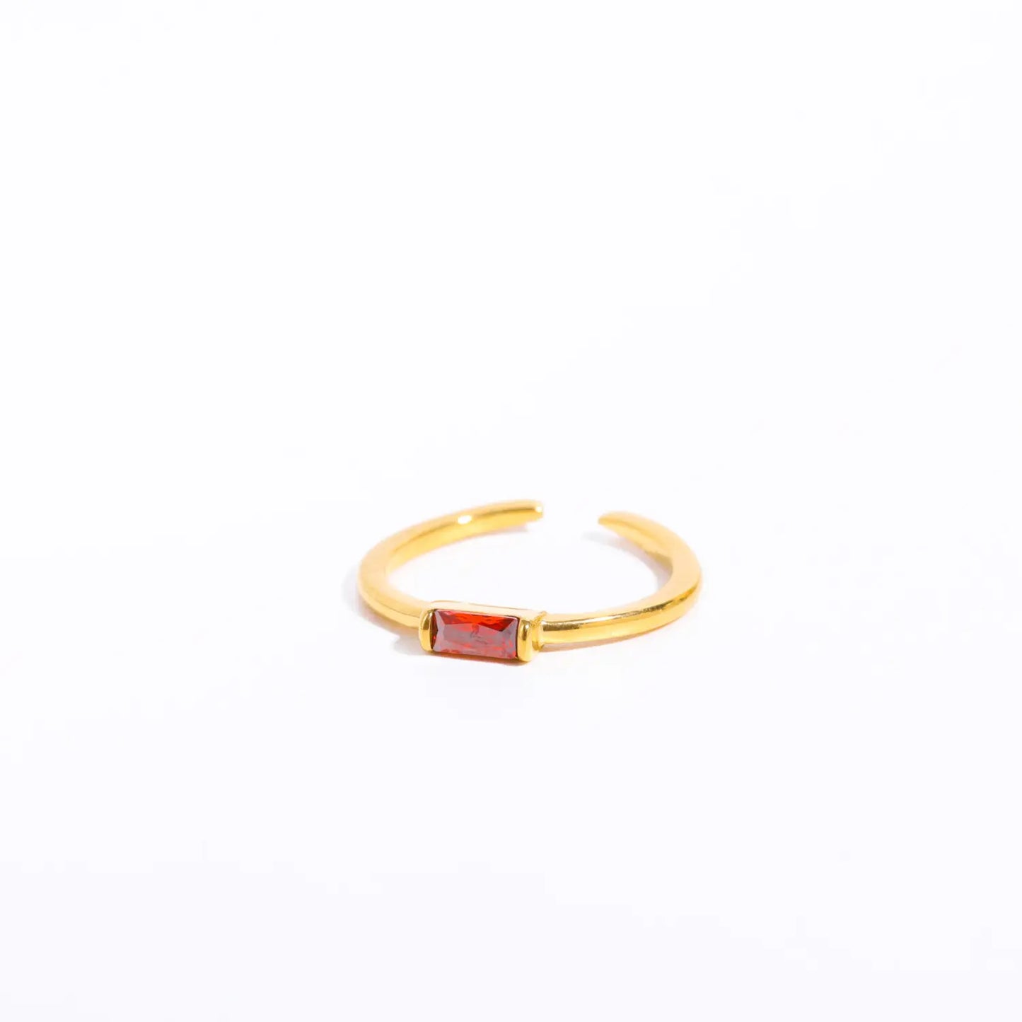 Baguette Birthstone Ring
