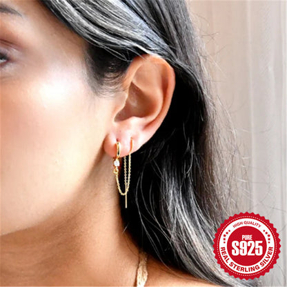 Double Piercing Earrings