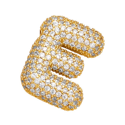 Sparkle Bubble Letter Necklace