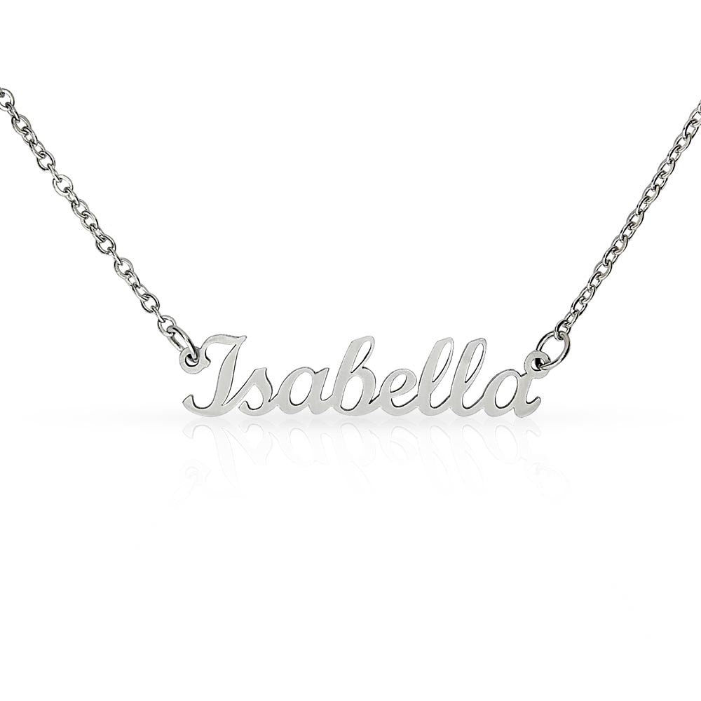 Bold Cursive Name Necklace