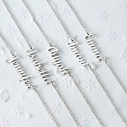 Bold Cursive Name Necklace