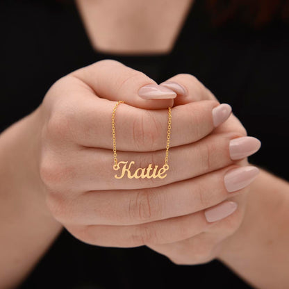 Bold Cursive Name Necklace
