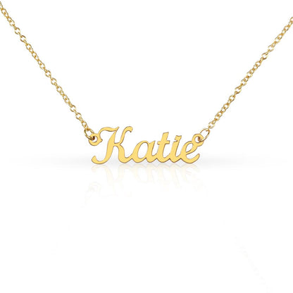 Bold Cursive Name Necklace