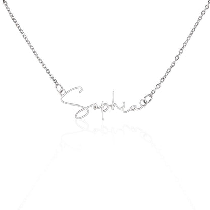 Cursive Name Necklace