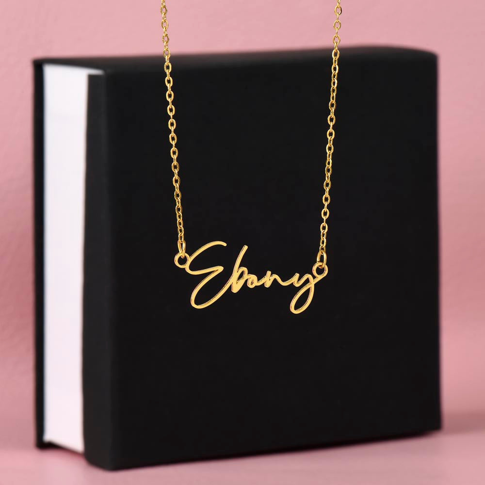 Cursive Name Necklace