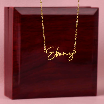 Cursive Name Necklace