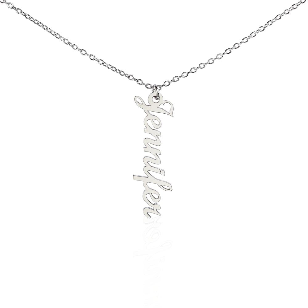 Linda Horizontal Name Necklace