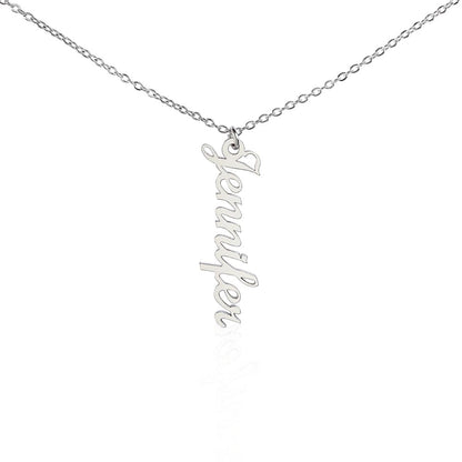 Linda Horizontal Name Necklace