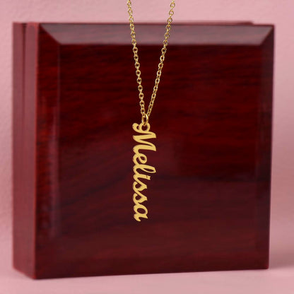 Linda Horizontal Name Necklace