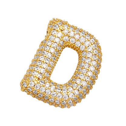 Sparkle Bubble Letter Necklace