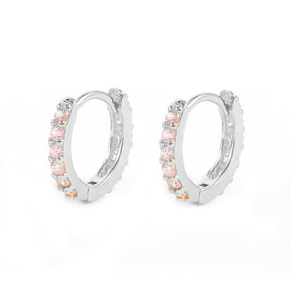 Pavé Huggie Earrings