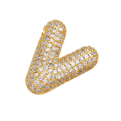 Sparkle Bubble Letter Necklace