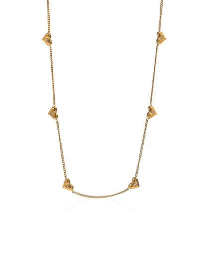Evelyn Small Hearts Necklace