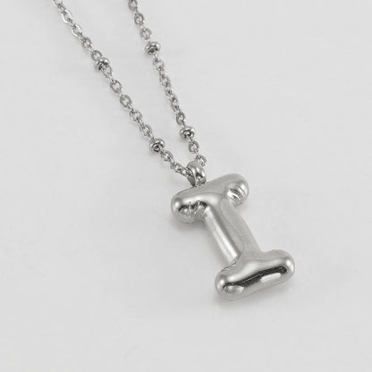 Balloon Letter Necklace