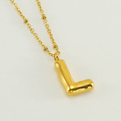 Balloon Letter Necklace