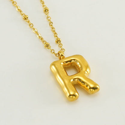 Balloon Letter Necklace