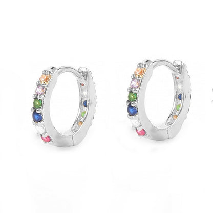 Pavé Huggie Earrings