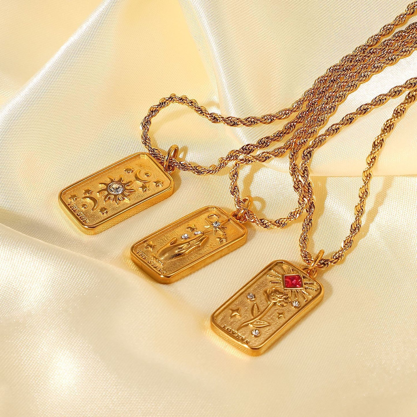 Tarot Card Necklace