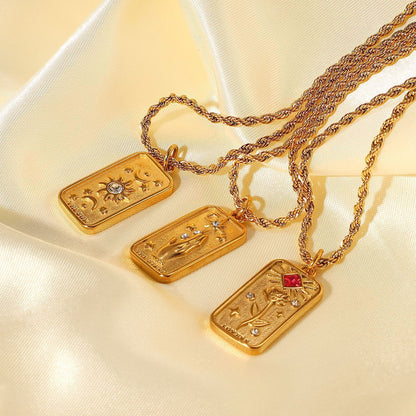 Tarot Card Necklace