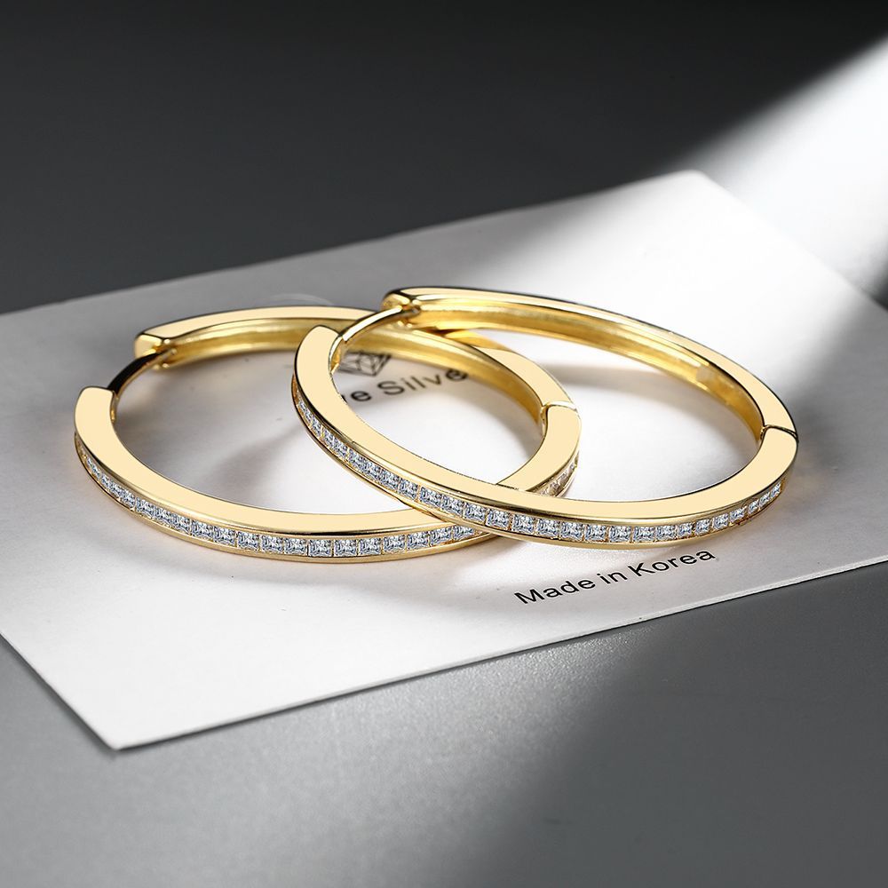 Stefani Gold Hoop Earrings