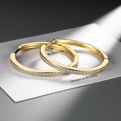 Stefani Gold Hoop Earrings