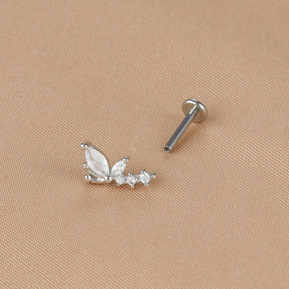 Butterfly Flat Back Studs