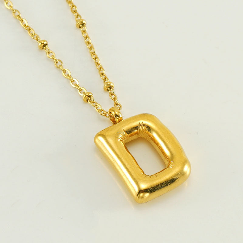 Balloon Letter Necklace