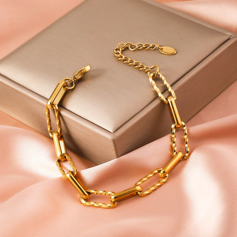 Paperclip Twist Bracelet