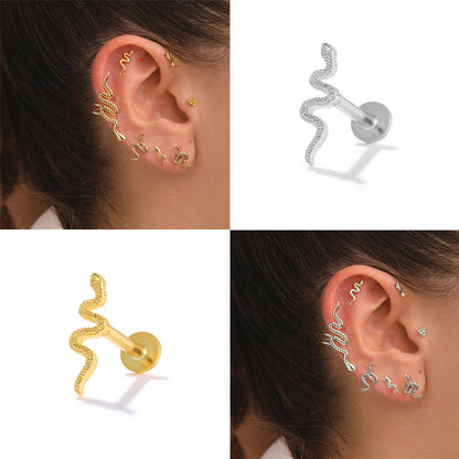 Gold Vermeil Flat Back Studs 2 Style