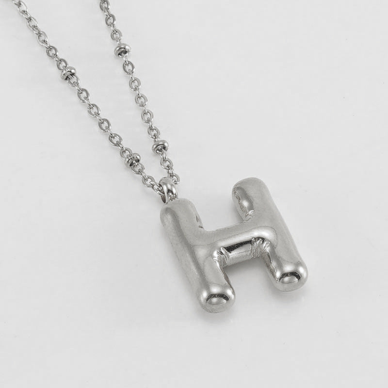 Balloon Letter Necklace