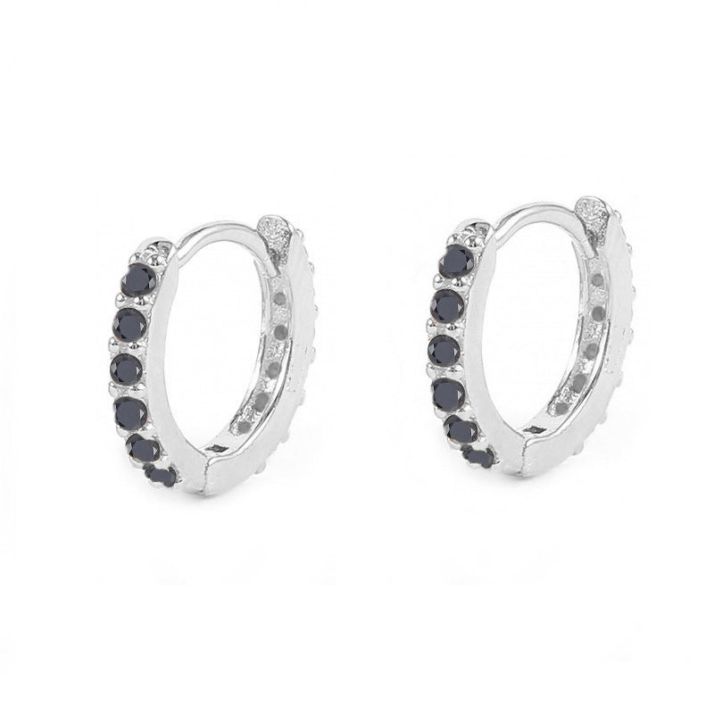 Pavé Huggie Earrings