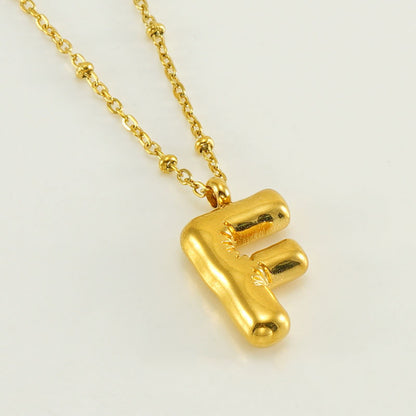 Balloon Letter Necklace