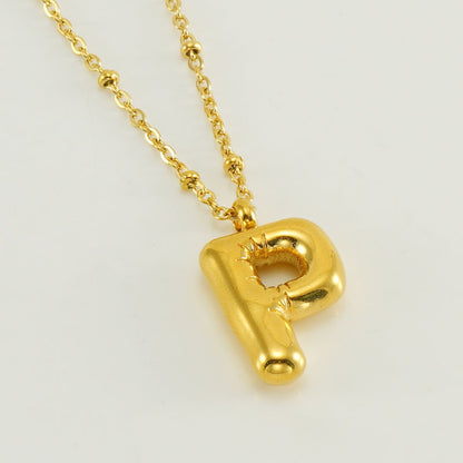 Balloon Letter Necklace