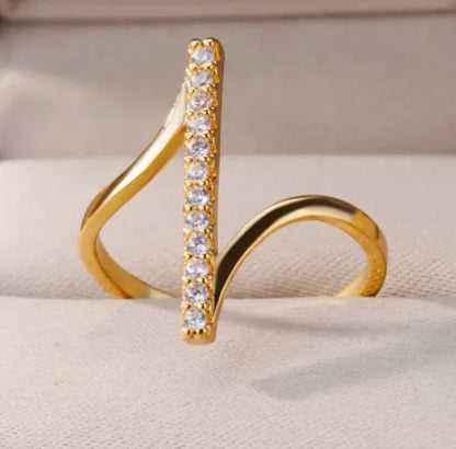 Pavé Bar Ring