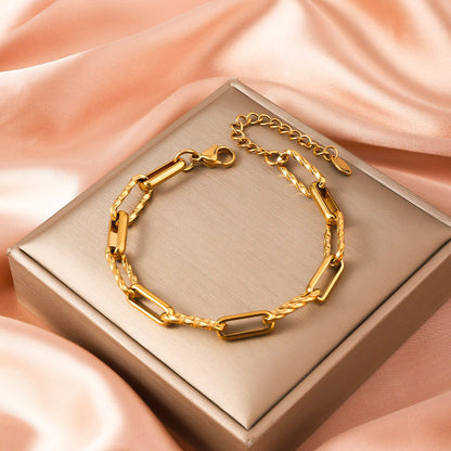 Paperclip Twist Bracelet