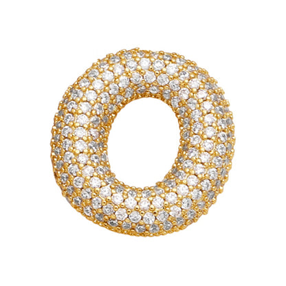 Sparkle Bubble Letter Necklace