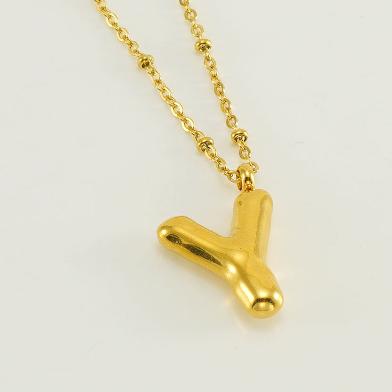 Balloon Letter Necklace