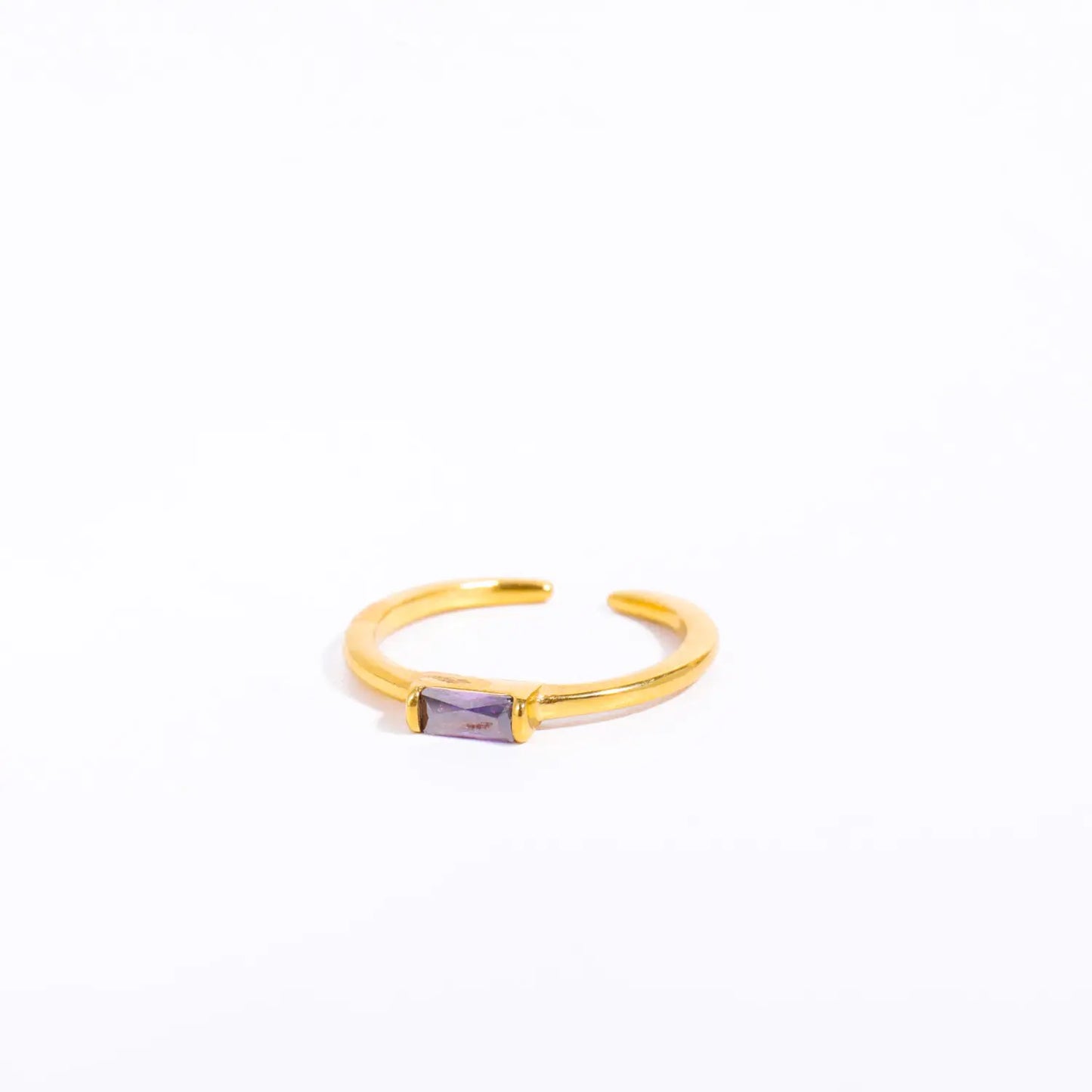 Baguette Birthstone Ring