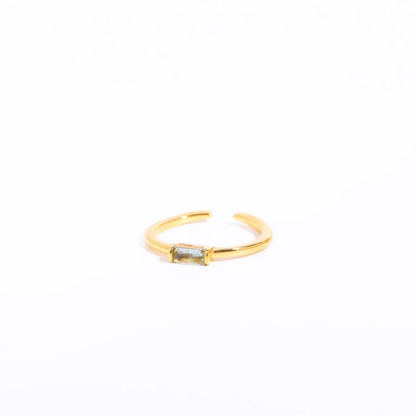 Baguette Birthstone Ring