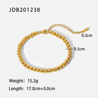 Gold Bead Bracelet