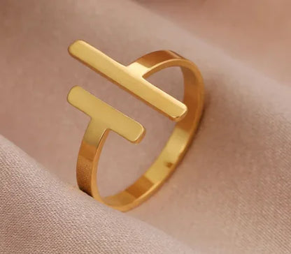 Silvie Double Bar Ring