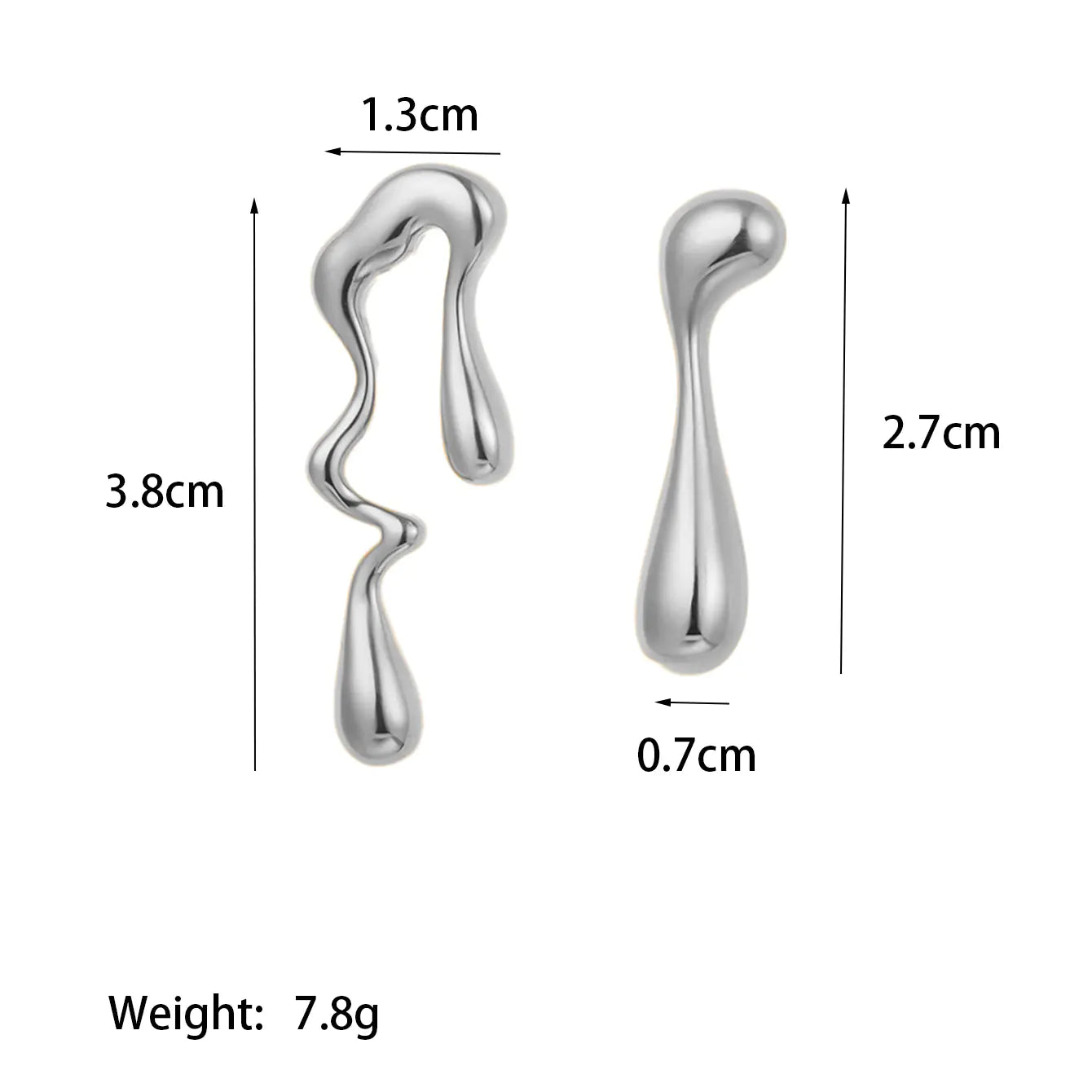 Shannon Melting Earrings