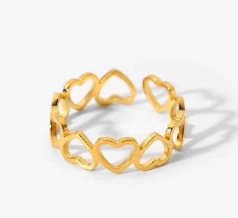 Mini Hearts Ring